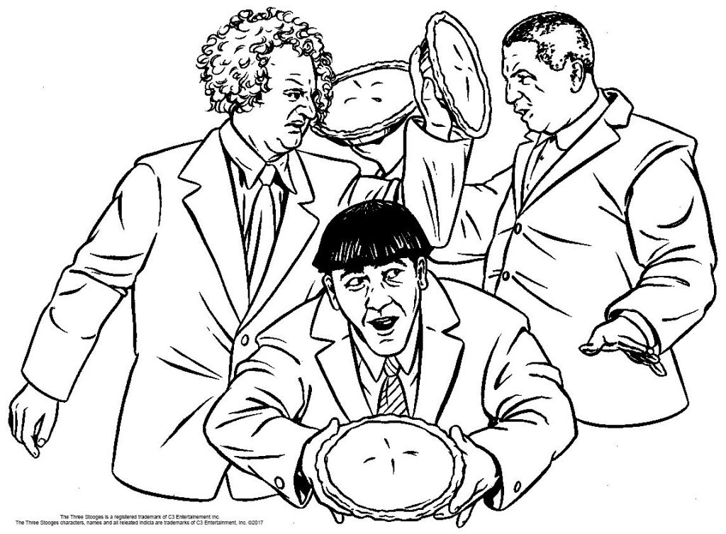 The Three Little Stooges Activity page
